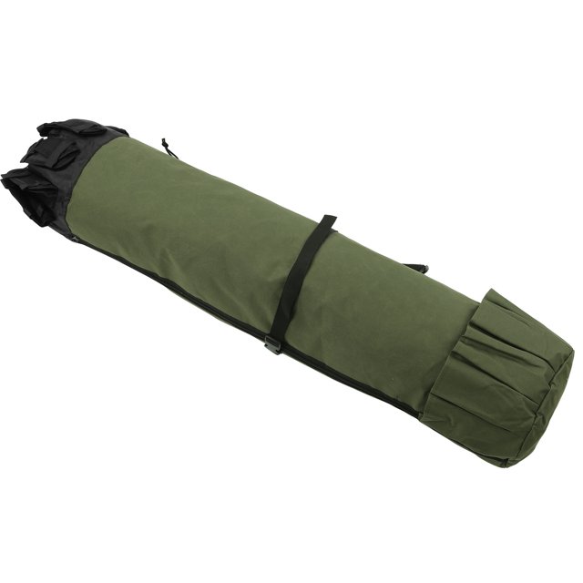 Fishing Tackle Bag, Water Proof Large Capacity Cylindrical Fishing Rod Pole Reel Carrier with Adjustable Shoulder Strap Carry Handle