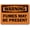 Warning Sign 6, variant on Warning Emergency Eye Wash Station Sign - 8"x12" Rust-Proof Aluminum Sign, Chemistry Labs Science Classrooms Industrial Chemistry Handling Areas Use