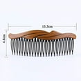 thumbnail image 4 of Women Hair Side Comb Retro Wooden Hair Comb Pin Clips Hair Fork Pigtail Holders for Hair Styling Accessories, 4 of 5
