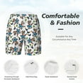 thumbnail image 5 of Balery Funny Excavator Mens Swim Trunks Swim Shorts for Men Quick Dry Inseam Beach Shorts with Compression Liner Pocket-X-Large, 5 of 9