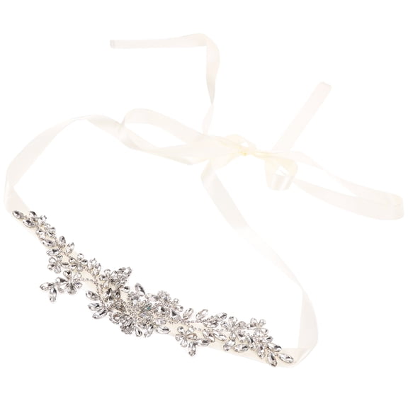 PENIKOKO Multi Color Rhinestone Sash Belt for Bridal Gown Comfortable and Elegant Decoration