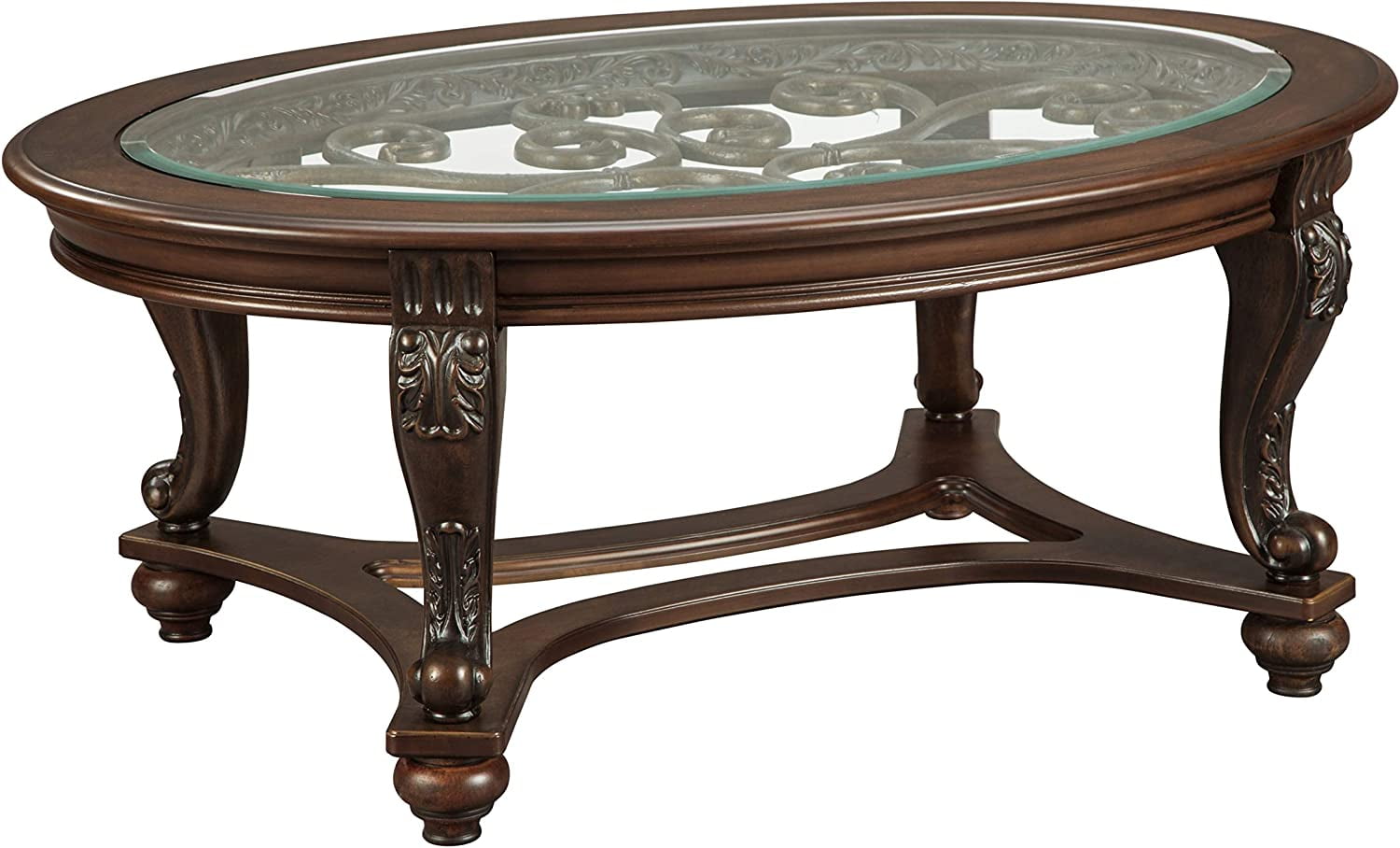 beveled glass top coffee table