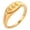 Gold 444, variant on Women's Number Engraved Signet Rings Unique Stainless Steel Oval Signet Promise Band,Minimalist Spiritual Lucky Jewelry Gold 999 Size 6