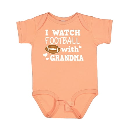 

Inktastic I Watch Football with My Grandma Gift Baby Boy Bodysuit