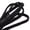 Black, variant on Ezzo Flat Braided Genuine Leather Cord Black 12.5 x 6 mm, 1.1 Yard