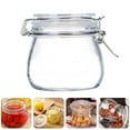 thumbnail image 3 of YOPTOP 3pcs Sealed Jars Glass Jars Clasp Jars Pickle Jars Small Storage Jars with Lid, 3 of 6