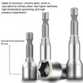 thumbnail image 3 of serony 5 Pieces Nut Driver Household Reusable Removable Carpenter Workshop Woodworking Hex Shank Bit Electric Pneumatic Screwdriver Impact Drivers Bits 15x65mm, 3 of 9