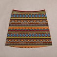thumbnail image 4 of Vintage Ethnic Skirt Summer Red Orange Yellow Harajuku Casual A-line Skirts Cute Mini Skir, 4 of 7