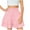 Pink, variant on OGLCCG Summer Shorts for Girls 2025 Elastic High Waisted Pleated Ruffle Mini Skirts Cute Beach Vacation Flowy Shorts Skorts 3-13 Years