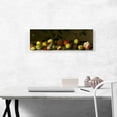 thumbnail image 2 of ARTCANVAS Still Life With Fruit, Shells, Rose Panoramic Canvas Art Print by Balthasar van der Ast - Size: 36" x 12" (1.50" Deep), 2 of 9