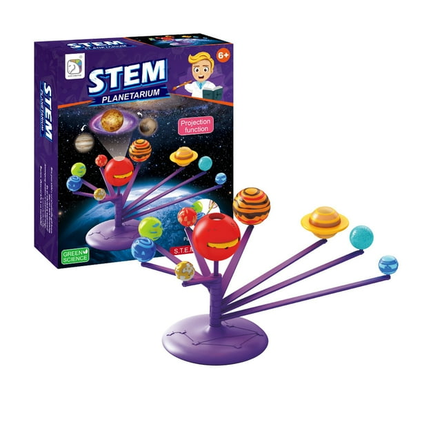 Kit de bricolaje para maqueta del sistema solar Proyector planetario con 8 planetas