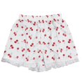 thumbnail image 5 of Womens Shorts 2025 Summer Cute Soft Plaid Print Button Front Pajama Bottoms Sleepwear Baggy Dressy Casual Womens Jorts S-XL, 5 of 5