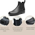 thumbnail image 5 of CHICVOMEY Women's Waterproof Chelsea Rain Boots Anti-Slip Rubber Ankle Boots for Gardening Walking & Outdoor Comfort Short Rainboots for Women, 5 of 7