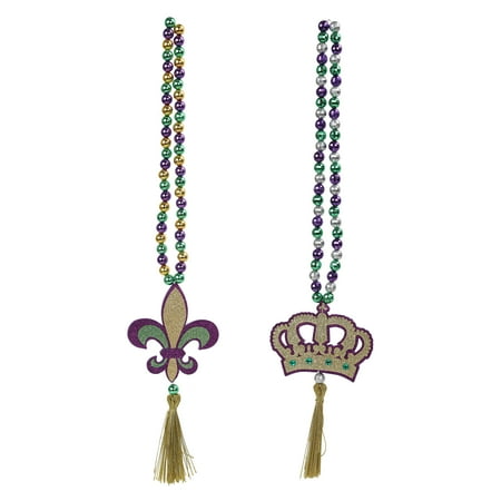 Way to Celebrate Mardi Gras Multi-Color Bead Hanging ASTM