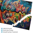 thumbnail image 3 of Disketp Psychedelic Faces Colorful Custom Puzzle Personalized Puzzles 1000 Pieces, Customized Picture Puzzle for Adult and Teens((29.5×19.7in, Vertical), 3 of 9