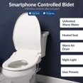 thumbnail image 2 of Asiento de bidé inteligente Bio Bidet BB1200 con asiento calefaccionado, 2 of 9