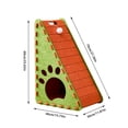 thumbnail image 2 of Cat Scratcher 2025 Vertical High Density Material Multifunctional Space Saving L Shaped Design Easy Clean No Mess for Cats to Scratch Jump Hide, 2 of 3