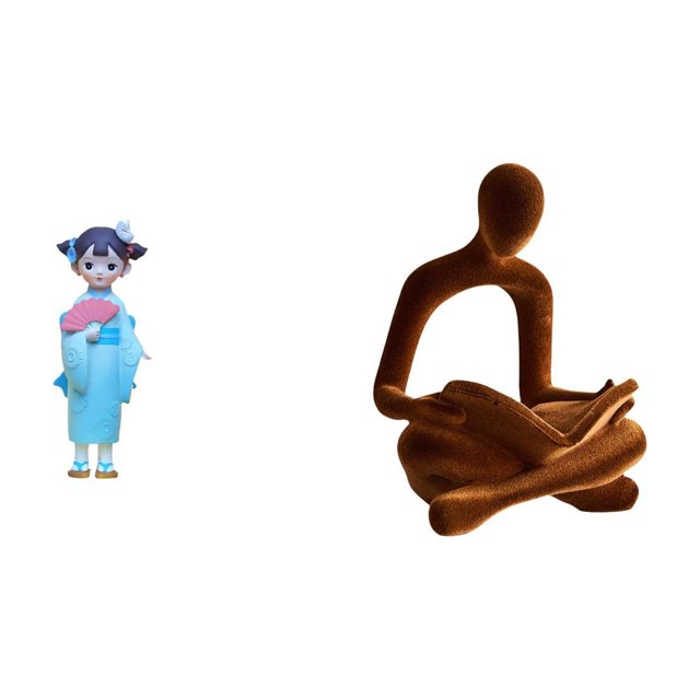 Muñeca Geisha Japonesa,Muñeca geisha con kimono japonés,adorno tradicional,Figura del pensador abstracto,Estatua de Pensador Abstracto,Arte,Decoración para el Hogar,Figura humana decorativa