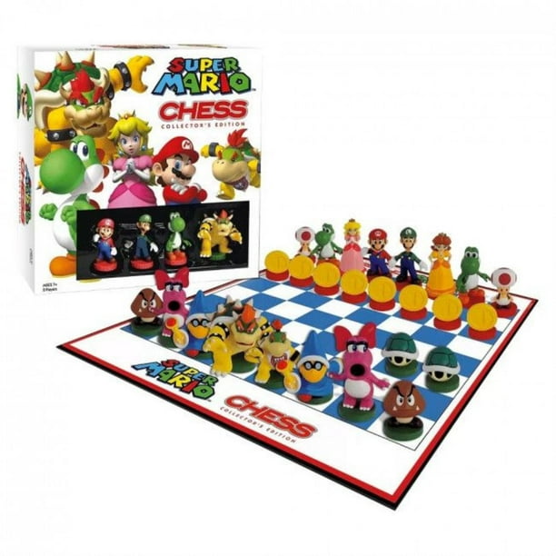 Set de ajedrez USAOPOLY Super Mario Collectors Edition