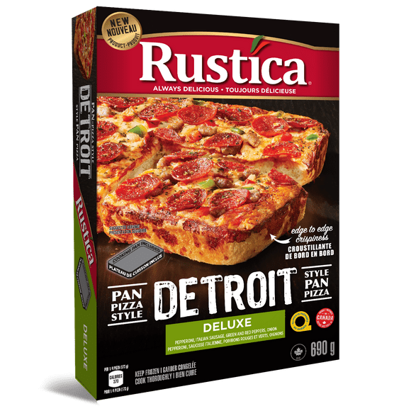 Rustica Detroit Style Pan Pizza Deluxe, Rustica Detroit Style Pan Pizza Deluxe