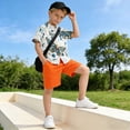 thumbnail image 5 of Dailycode Small Short Sleeve Button Down Shirts Van Gogh Butterfly Casual Shirt 3-10 Years, 5 of 9