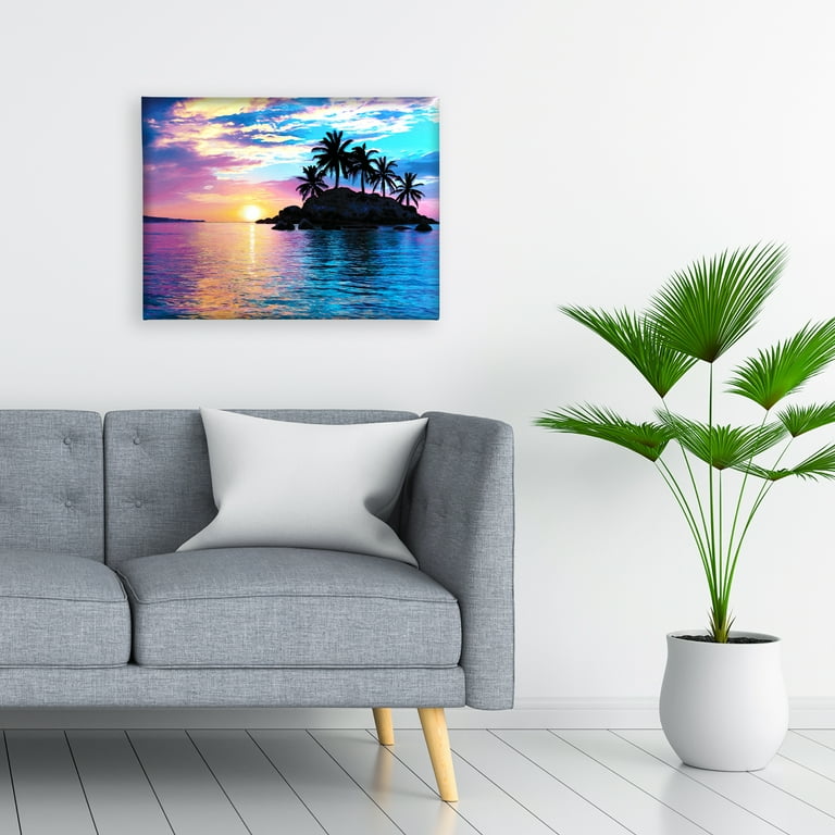 ArtSkills Island Sunset Paint by Number Art Kit for Adults, 20