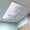 White Dark Blue, variant on Wildflower Leaf Fluorescent Light Covers, Grey Floral Botanical White Watercolor Magnetic Light Covers for Ceiling Lights, Fluorescent Ceiling Shade Filters for Classroom Bedroom Office 4x2Ft x 2PCS