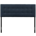 thumbnail image 3 of Modern Contemporary Queen Size Fabric Headboard, Blue, Fabric, 3 of 4