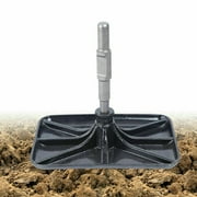 Manganese Steel Jack Hammer Compactor Rammer Plate Black for Builder Gardener