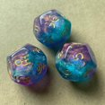 thumbnail image 1 of 3 Pcs dés Astrologiques en Acrylique Constellation dés pour Cadeaux Jeu de Rôle Sac Style A, 1 of 8