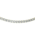 thumbnail image 2 of Dolly - 10.25 Carat Round Diamond Tennis Necklace 4 Prong Setting, 2 of 3
