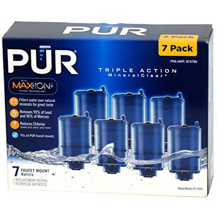 Pur 3 Stage Faucet Mount Filters 7 Pack With Max Ion Filter
