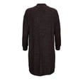 thumbnail image 3 of Women's Black Harvard Crimson Oversized Cuddle Tri-Blend Cardigan, 3 of 3
