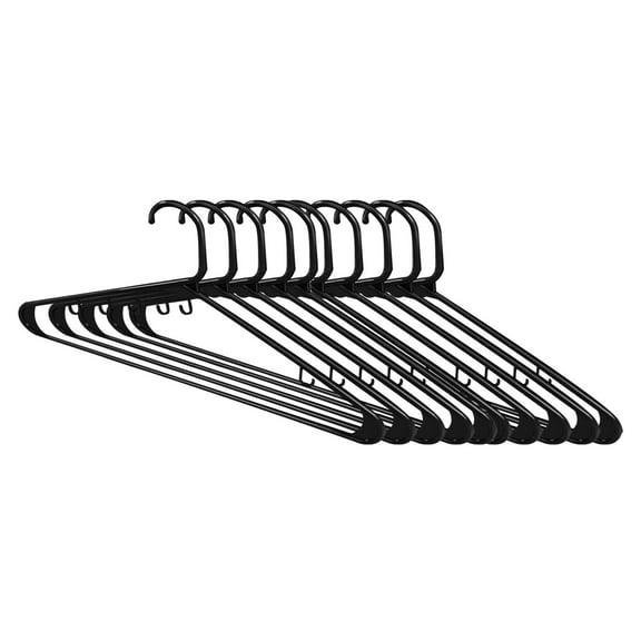 Home Plastic Hangers 10 Pack - Clothes Hanger With Hooks,Coat Hanger