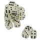 thumbnail image 3 of Dados D6 Blancos 50X 14 Mm Dados de Seis Caras con Brillo en Nuevo, 3 of 8
