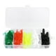 thumbnail image 2 of 50 piezas de señuelos de pesca artificiales de goma suave de doble cola en 5 colores, kit de accesorios para aparejos de pesca, 2 of 10