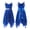 A Blue, variant on iiniim Kids Shiny Rhinestone Ball Gown Chiffon Wedding Flower Girls Dress Size 6-16 A Blue 14