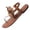 A Brown, variant on Women's Summer Strappy Flat Sandals Women Fashionable Summer Casual Flat Sandals With A Bow Detail for Outdoor Wear Sandals White 37