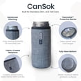 thumbnail image 2 of Sok It CanSok Sleeve for Beer & Soda Insulated Neoprene Cover (Starry Splendor, 16oz Can Sleeve), 2 of 2