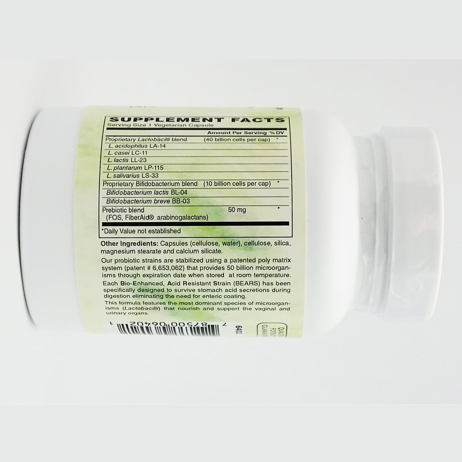 Holly Hill Health Foods, Women's 50 Billion Probiotic, 60 Vegetarian Capsules