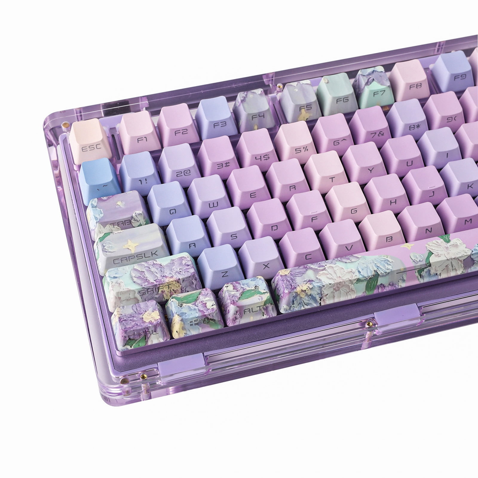 Keycaps Set 133 Keys Profile PBT Full Keycaps Set for Mechanical Gaming Keyboard