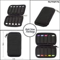 thumbnail image 3 of Estuche para unidad flash USB, material suave, estuche para unidad de pulgar, organizador de soporte para unidad USB, bolsa de accesorios electrónicos portátiles para memoria USB con 10 ranuras, 3 of 5