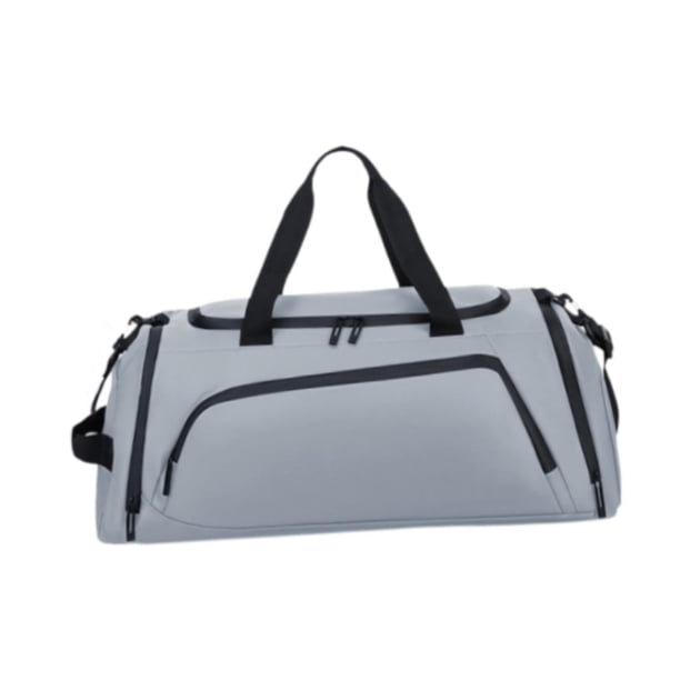 Bolsa de viaje deportiva Colamx con compartimento para zapatos Gris claro 60 cm x 26 cm x 27 cm