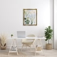 thumbnail image 5 of Stupell Industries Abstract White Flowers Leaves Watercolor Effect Brushstrokes Painting Metallic Gold Floating Framed Canvas Print Wall Art, Design by Lanie Loreth, 5 of 5