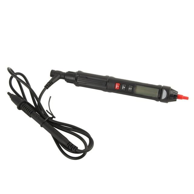 Intelligent Auto-Ranging Digital Multimeter Pen with Non-Contact AC Voltage Detection, LCD Backlight, Flashlight & Pocket Clip – Measures AC/DC Voltage, Resistance, Capacitance, Diode, Frequency,