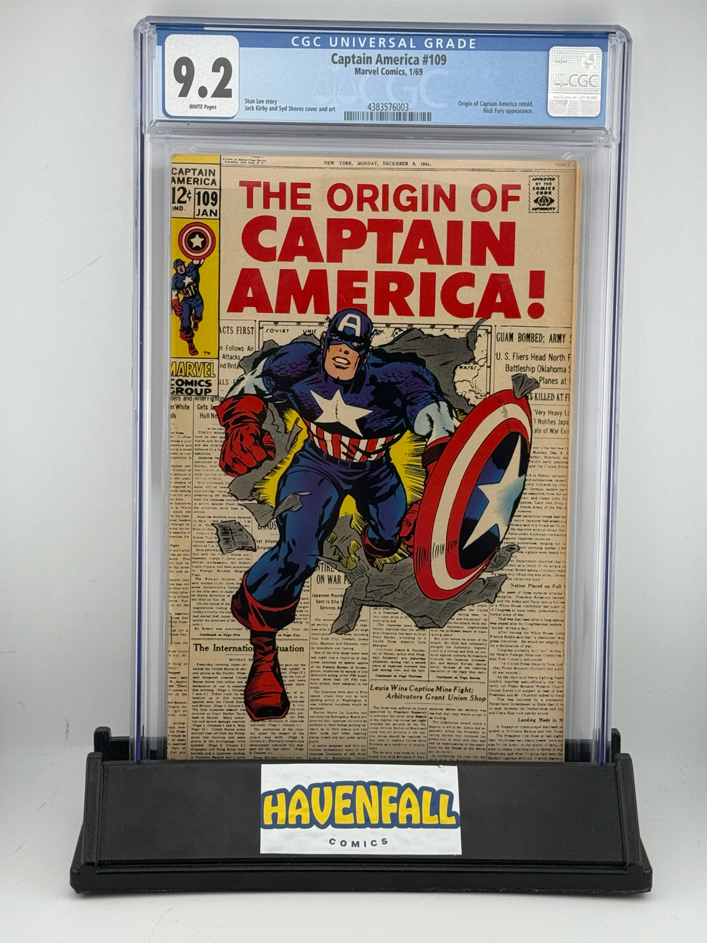 Cover of Captain America #109