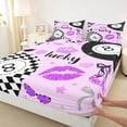 thumbnail image 4 of Erosebridal Snooker Billiards Full Size Sheets 4-Piece for Boys Girls,Kids Teens Sport Theme Glitter Print Bed Sheets,Microfiber Bedroom Decor, 4 of 5