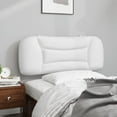 thumbnail image 2 of vidaXL Headboard Cushion White 100 cm Faux Leather, 2 of 5