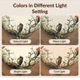 thumbnail image 7 of Design&I 5'x7' Ultra Soft Area Rug, Moody Botanical Bird Border Vintage Foliage Whimsical Scroll None Fluffy Washable Non Shedding for Bedroom Living Room Home Office, 7 of 7