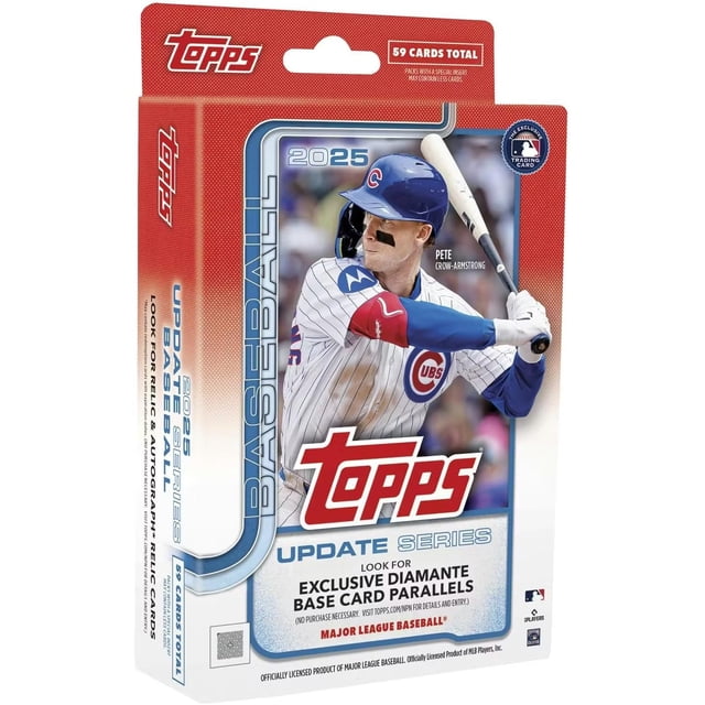 2025 Topps Update Series Baseball Hanger Trading Card Box (Find Hanger Exclusive Diamante Parallels!)